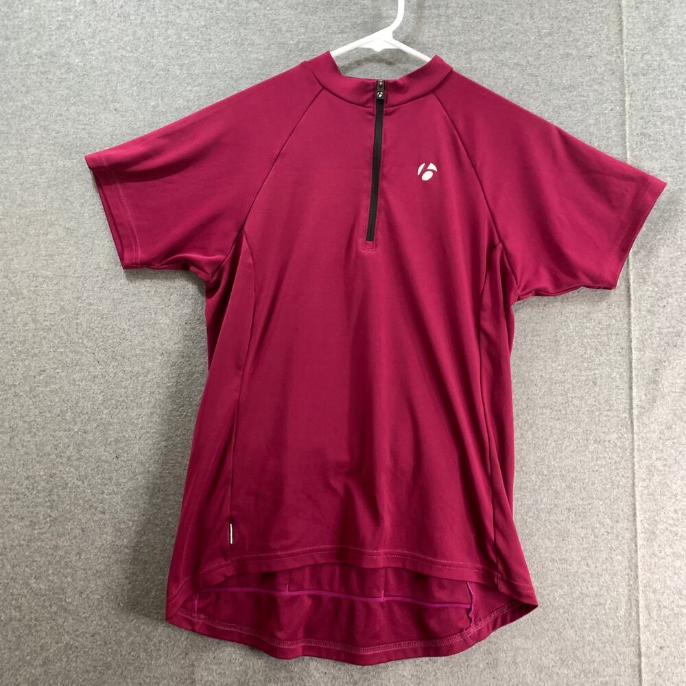 Bontrager Bike Shirt Women Size Small Pink Outdoor Athletic T Shirt Ladies
